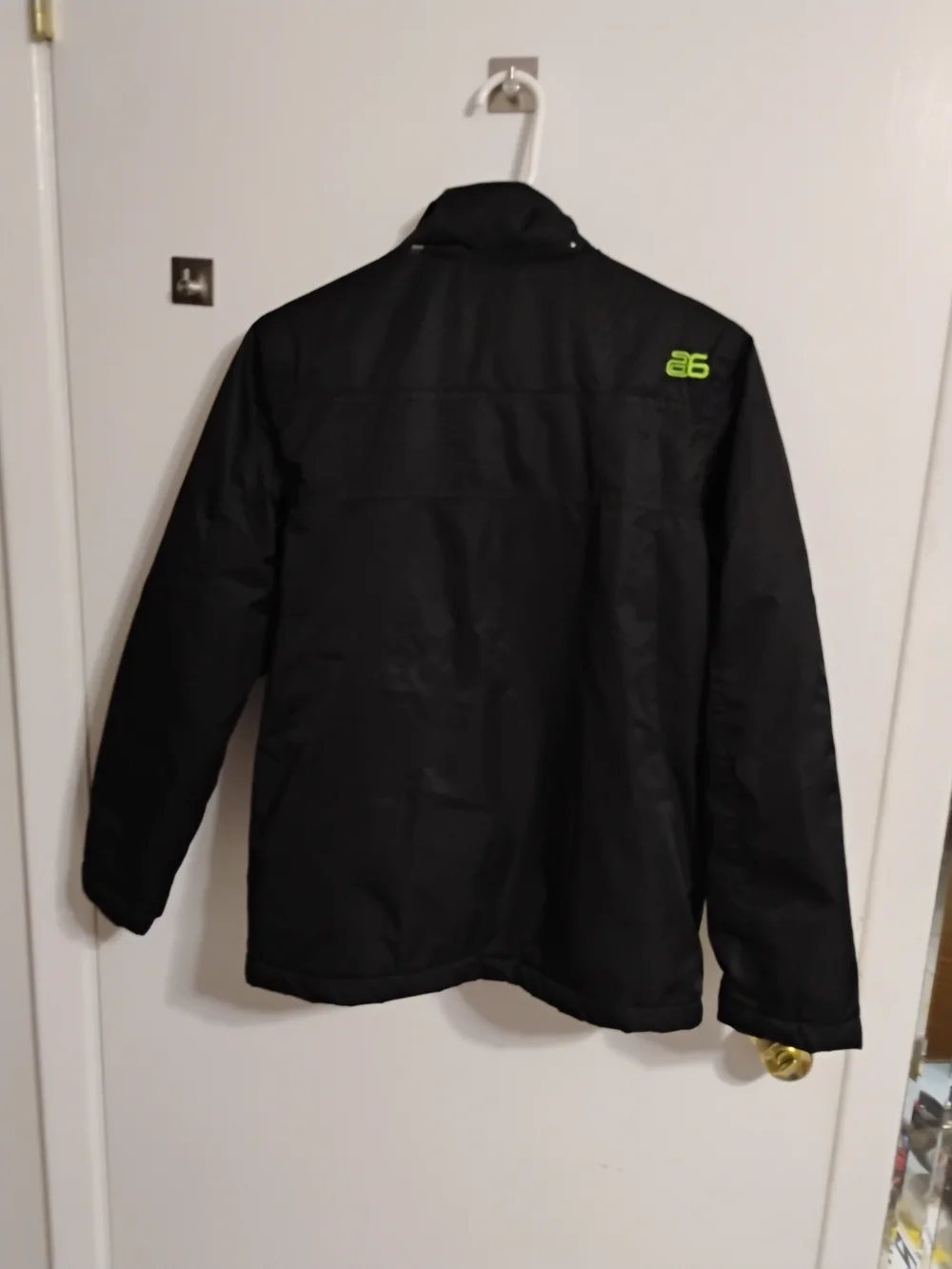 Arctix Black Jacket with Neon Green Accents for Kids
